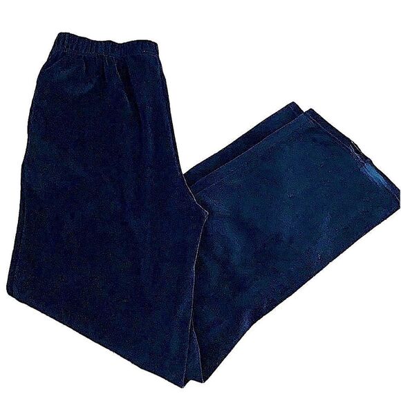 Jason Maxwell Velour Wide leg pants - Picture 1 of 4